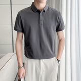 Men Polo Shirts Men's Short-Sleeve Lapel T-shirt