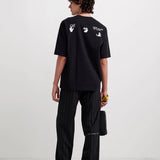 Off White T Shirts Handslogo Simple Version for Men and Women Same Type T-shirt