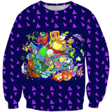 The Simpsons Sweatshirts Simpsons 3D Crew Neck Sweater