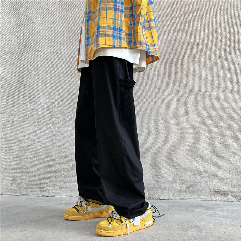 Men Cargo Pants Workwear Pants Men's Spring Trendy Casual Pants Loose