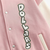 Letterman Jacket Outfit Senior Jackets Varsity Baseball Coat Baseball Uniform Jacket Men's Loose Lapel Jacket