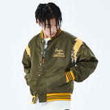 Letterman Jacket Outfit Senior Jackets Varsity Baseball Coat Stitching Baseball Uniform Men's Jacket Jacket