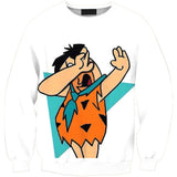 The Simpsons Sweatshirts Simpsons 3D Men and Women Printed Crew Neck Sweatshirt