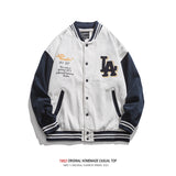 Letterman Jacket Outfit Senior Jackets Varsity Baseball Coat Men's Spring Loose Casual Jacket Men's