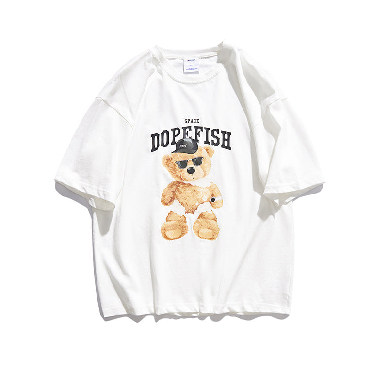 Men's T-shirt Cartoon Small Print Everyday Joker Short Sleeve Couple T-shirt Top Men's Half Sleeve Tee