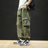 Men Cargo Pants Overalls Men's Spring Loose Casual Pants Men