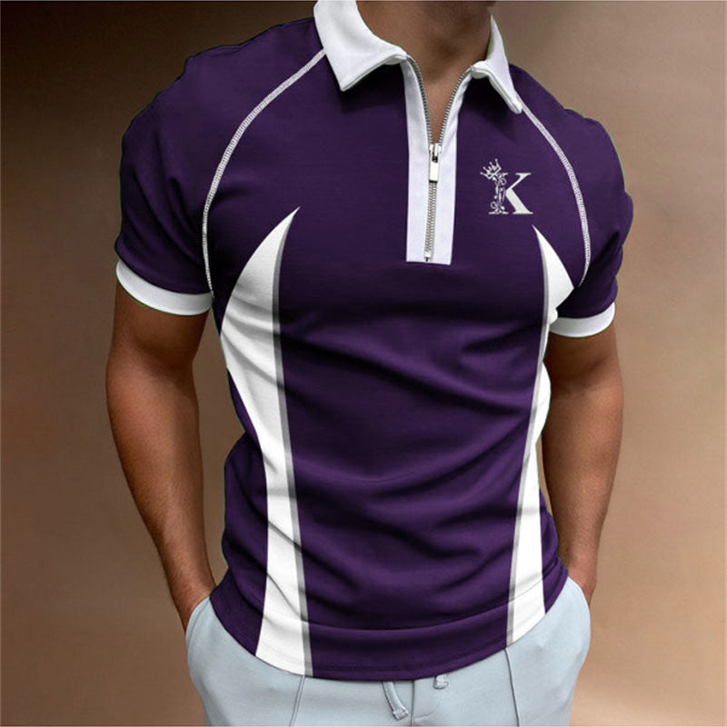 Polo Shirts Summer Men's Polo Shirt Short-Sleeved T-shirt