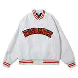 Letterman Jacket Outfit Senior Jackets Varsity Baseball Coat Jacket Men Street Loose Stand Collar Baseball Uniform