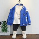 Toddler Boys Jackets Children's Clothing Boys' Coat Autumn Baseball Uniform