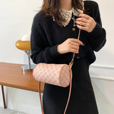 The Teacher Tote Women's Shoulder Messenger Bag Autumn All-Match Cylinder Handbag