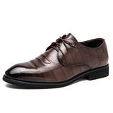 Loafers for Men Autumn and Winter First Layer Cowhide Men's Dress Shoes