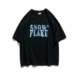 Men's T-shirt Letter Short Sleeve T-shirt Men's Summer Print Trendy Half Sleeve Couple