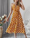 Semi Formal Dresses for Wedding Women's Long Dress Strap Beach Swing Dress