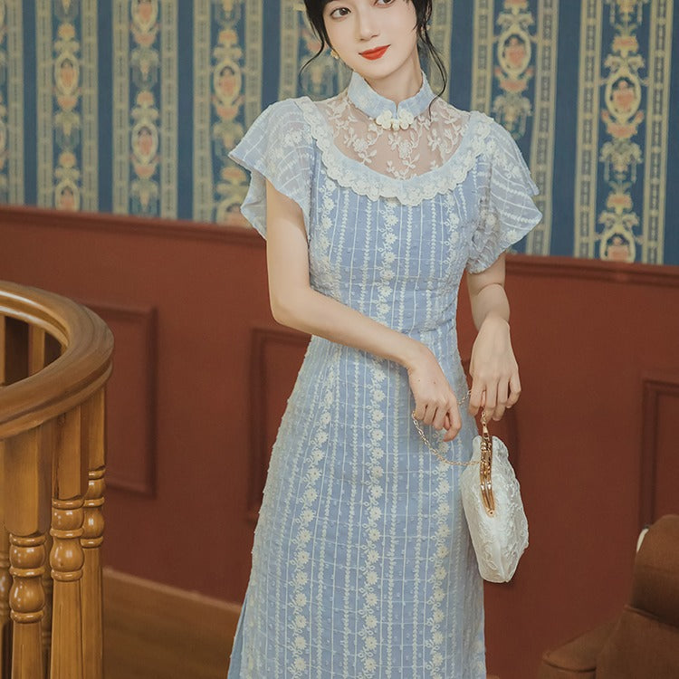 Women cottagecore Dress Vintage Young Dress Girl's Casual Summer