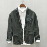Mens Linen Suits Linen Casual Suit Jacket
