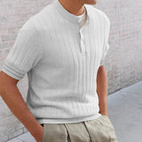 Polo Shirts Men's Polo Shirt Short-Sleeved Sweater Spring and Summer