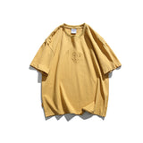 Man Summer T Shirt Stamp Letter