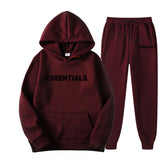 Fear Of God Fog Essentials Set Sweater Men and Women Double Line High Street Fashion Brand Fall Winter Coat