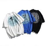 Man Summer T Shirt Printed round Neck