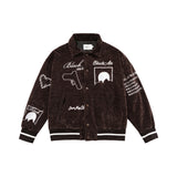 Letterman Jacket Outfit Senior Jackets Varsity Baseball Coat Letter Velvet Jacket Men's Coat