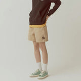 Yankees Spring and Summer Letter Embroidered Leisure Shorts Men and Women