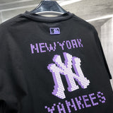 Yankees Printed Couple's Short-Sleeved T-shirt Men's and Women's Printed