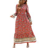 Beth Dutton Bohemian Dress Summer Spring Midi Dresses Spring Vacation Beach Dress