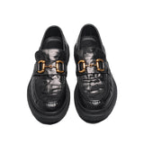 Loafers For Men British Style Black Business Leather Shoes Men Platform Men 'S Hight Increasing Shoes