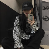 Zebra T Shirt Crew Neck