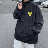 Smiley Face Hoodie Summer Fashion Youth Smiley Face Printed Long Sleeve Jacket Men Hooded