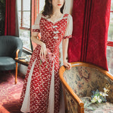 Women's Cottagecore Dress Graceful Princess Dress