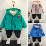 Toddler Boys Jackets Boys' Coat Spring and Autumn Small Yellow Duck Trench Coat