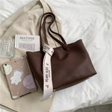 The Teacher Tote Retro Large Capacity Bag Women's Autumn Crossbody Commuter Bag Shoulder Tote Bag