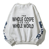 Kanye West Sunday Service Sweatshirt Autumn And Winter Leisure Loose Sweater Pullover