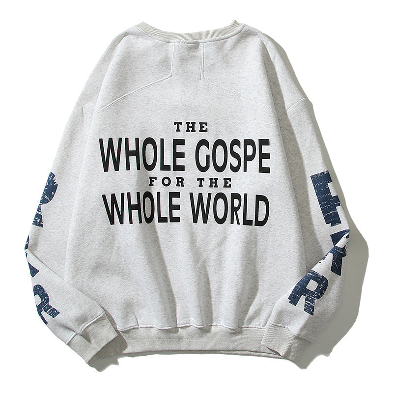 Kanye West Sunday Service Sweatshirt Autumn And Winter Leisure Loose Sweater Pullover