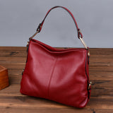 The Teacher Tote Spring and Autumn Fashion Genuine Leather Women Bag Portable Crossbody Bag Cowhide