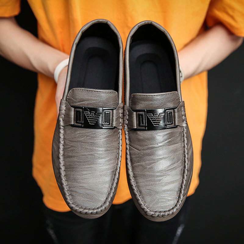 Loafers for Men Fall British Beanie Shoes