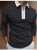 Polo Shirts 2 Autumn Men's T-shirt Long Sleeve Polo Shirt