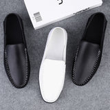 Loafers for Men Spring Low Top Loafers Casual round Toe Men's Casual Shoes Loafers