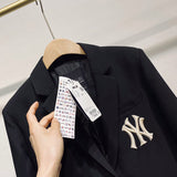 Yankees Sports Suit Letter Embroidered Jacket