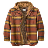 John Dutton Jacket Autumn and Winter Thickening Cotton-Padded Coat Printed Hooded Jacket