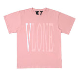 Vlone Short Sleeve plus Size Casual Fashion Retro Sports Men's Clothing