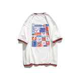 Summer Creative Cartoon Printed Short-Sleeved T-shirt Men's All-Match Couple T-shirt Tee
