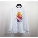 Palm Angels Angels Letter Print Sweatshirt Men's and Women's Casual High Street Loose Pullover