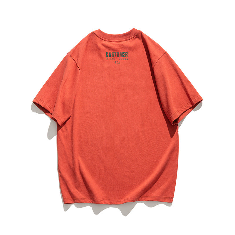 Man Summer T Shirt Half Sleeve Round Neck