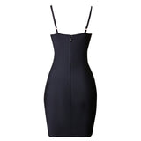 Women Bodycon Dress Summer Tassel Suspender Dress