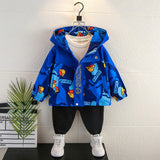 Toddler Boys Jackets Small Yellow Duck Coat Children's Hooded Top