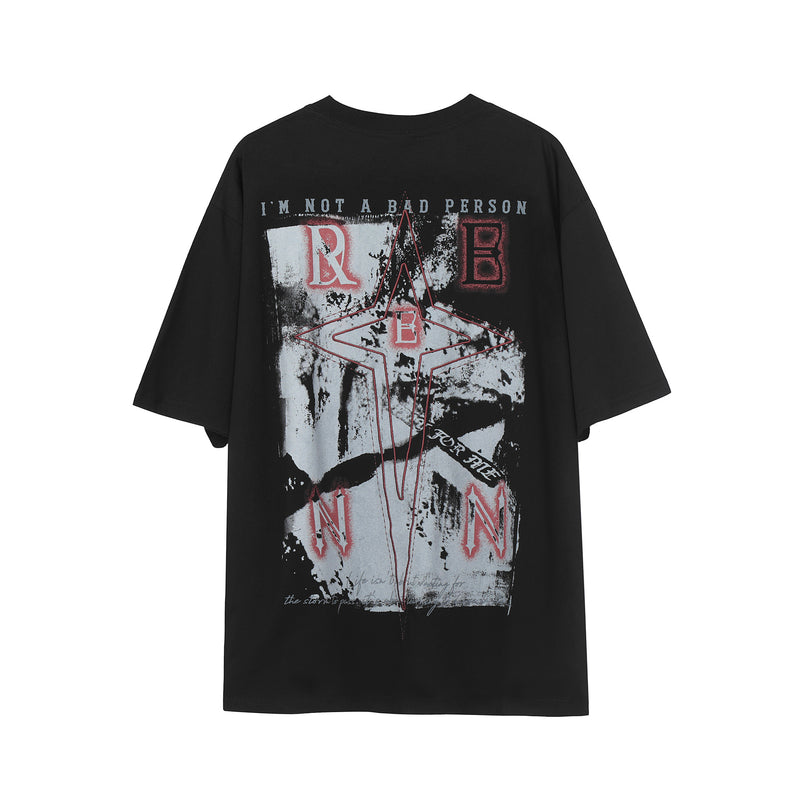 Man Tees Summer Fashion Brand Heavy Short Sleeve T-shirt