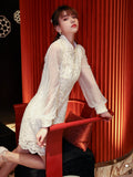 Fairy Dress French Style Women's Clothes Cheongsam Retro Dress for Women Petite Skirt Autumn Women