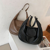 The Teacher Tote Women's Bag Simple Textured Vintage Tote Bag Large Capacity Shoulder Bag